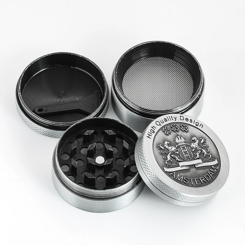Herb Grinder Zinc Alloy 4-layer