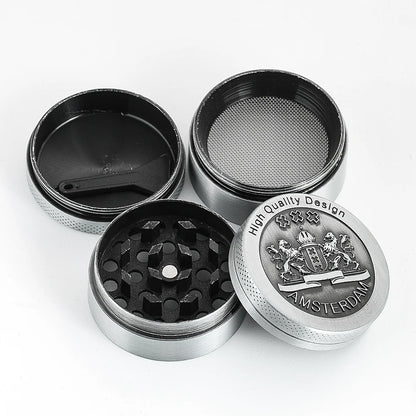 Herb Grinder Zinc Alloy 4-layer