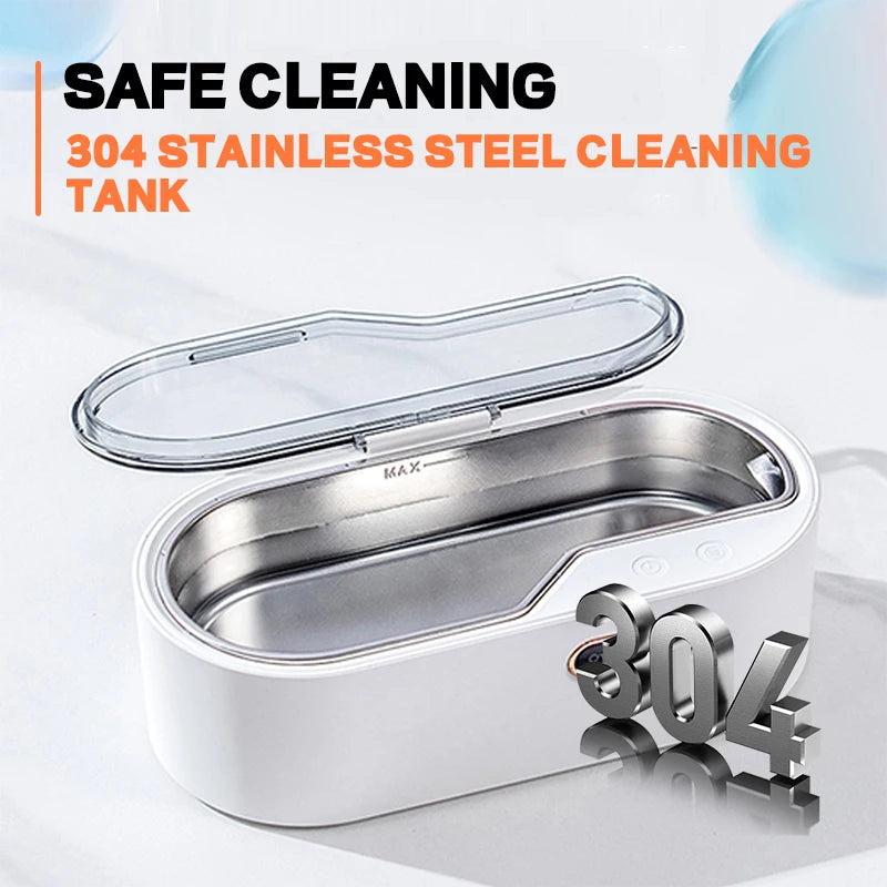 Home Ultrasonic Cleaning Machine Contact Lens Cleaning Machine Clean Jewelry Watch Braces Stain Shock Cleaning Box