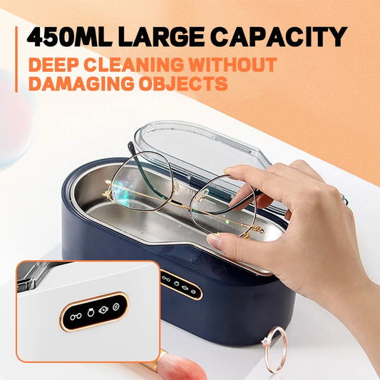 Home Ultrasonic Cleaning Machine Contact Lens Cleaning Machine Clean Jewelry Watch Braces Stain Shock Cleaning Box