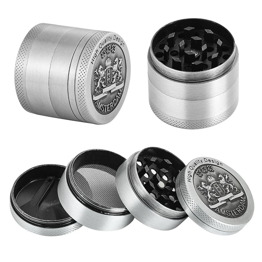 Herb Grinder Zinc Alloy 4-layer