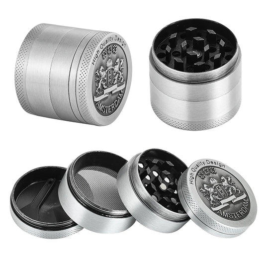 Herb Grinder Zinc Alloy 4-layer