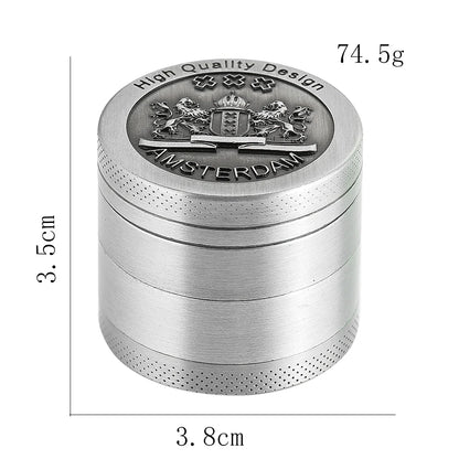 Herb Grinder Zinc Alloy 4-layer